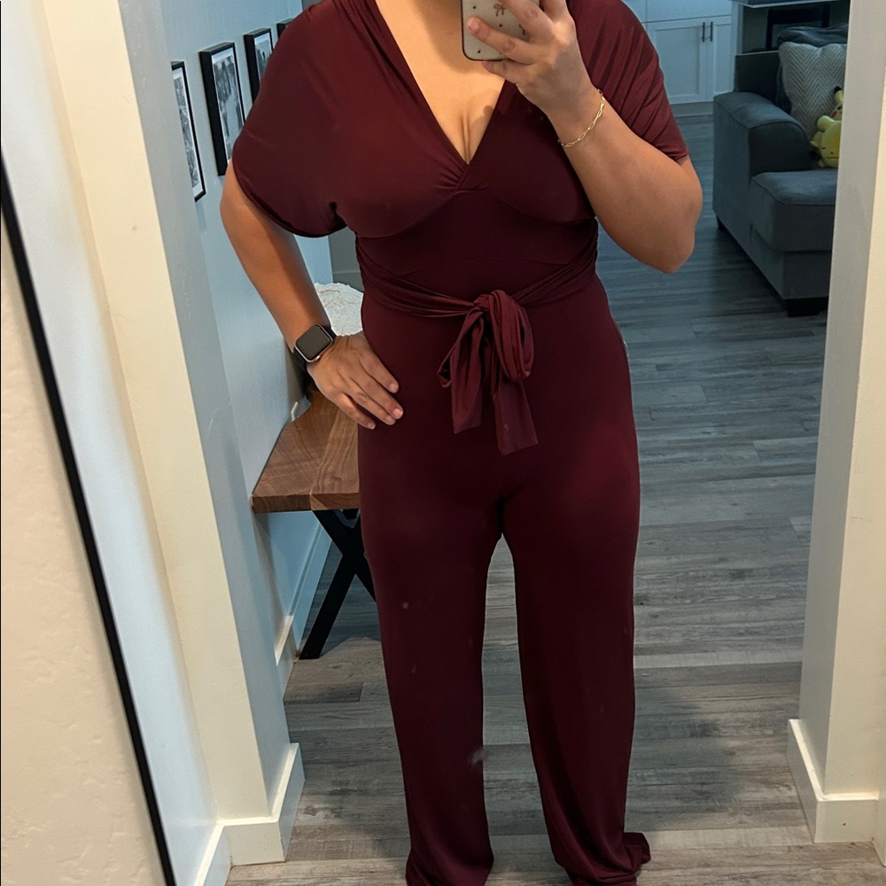 Windsor Deep Burgundy Romper